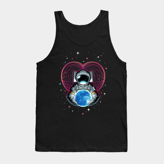 LOVE YOU TO THE MOON AND BACK Tank Top by angoes25